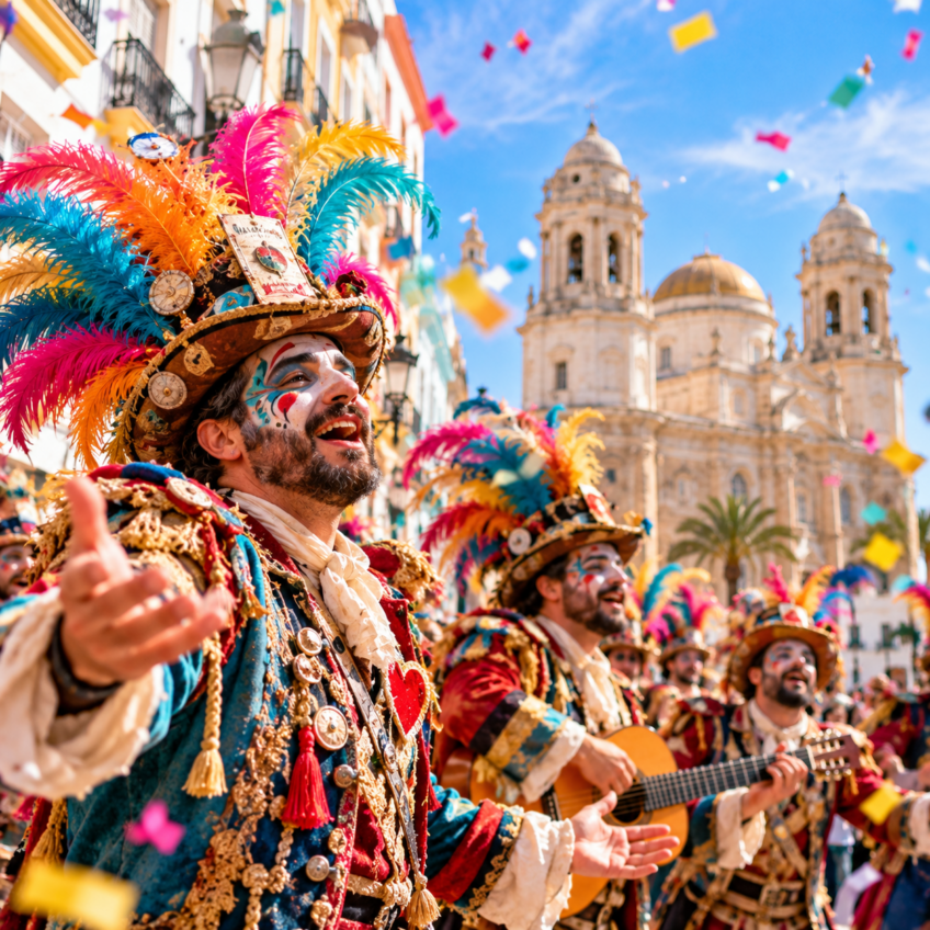 Carnaval de Cádiz – Chirigotas, Manzanilla y Caballos Andaluces - del 7 al 11 de febrero (4 noches)