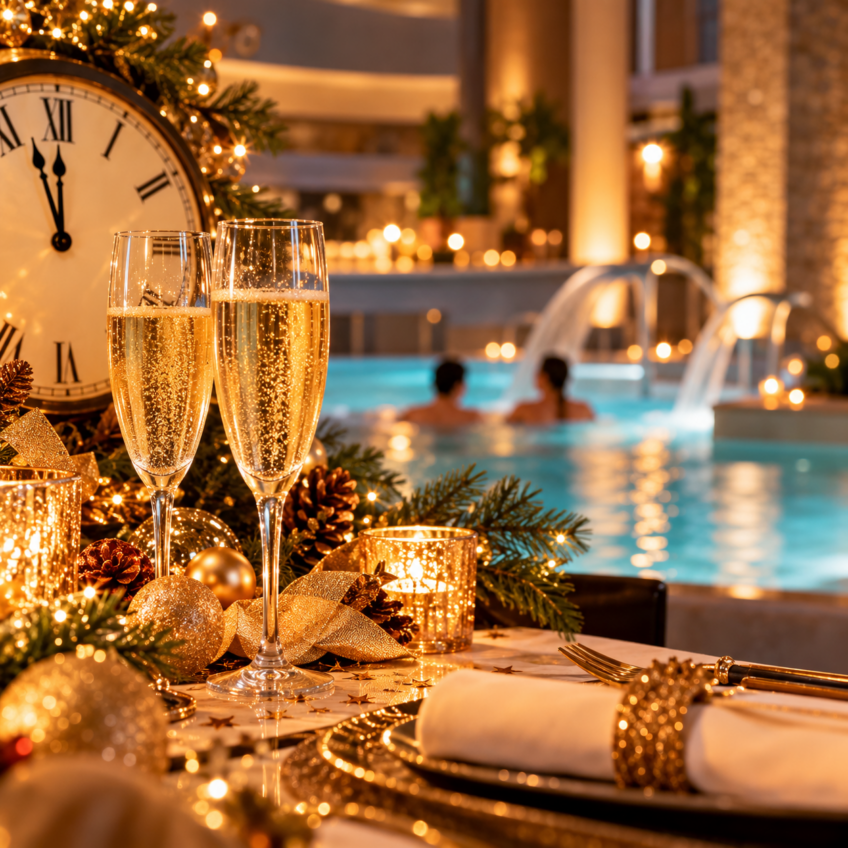 Fin de Año 2026 en Balneario – Nochevieja, Spa y Cena de Gala | 1, 2 o 3 noches